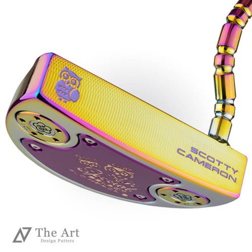 SCOTTY CAMERON 커스텀 퍼터 2020 스페셜 셀렉트 플로백5 [Lucky Owl] 그란넥 퍼플 세줄 플랜지 라인