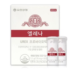 유한양행 엘레나 UREX 프로바이오틱스 170mg x 60캡슐